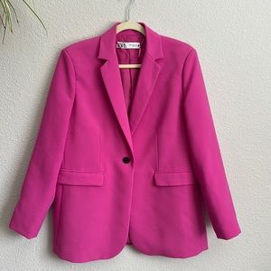 ZARA pink blazer NWOT